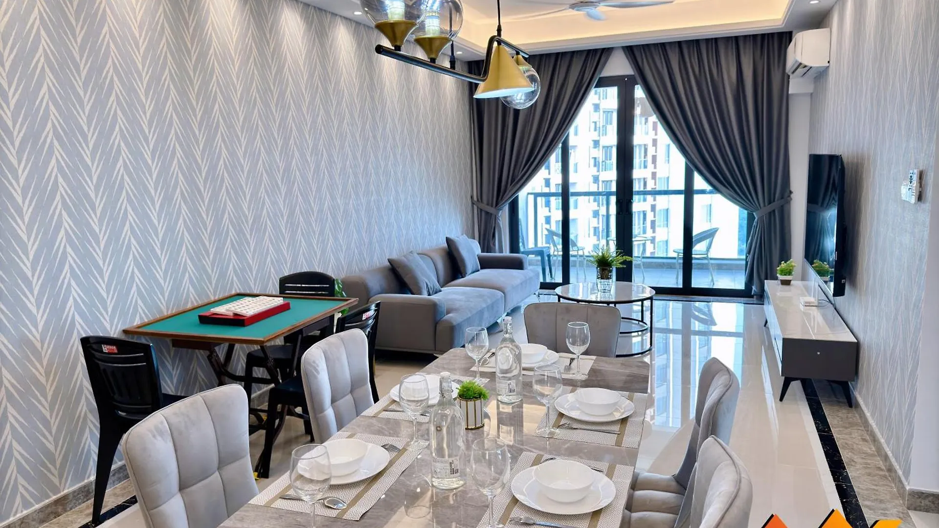 Apartment R&F Mall Princess Cove 10-12Pax Sea View-Smart Tv 70Inch Johor Bahru